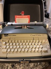 Grey Smith-Corona Coronet Electric 12 with Case Vintage thumbnail