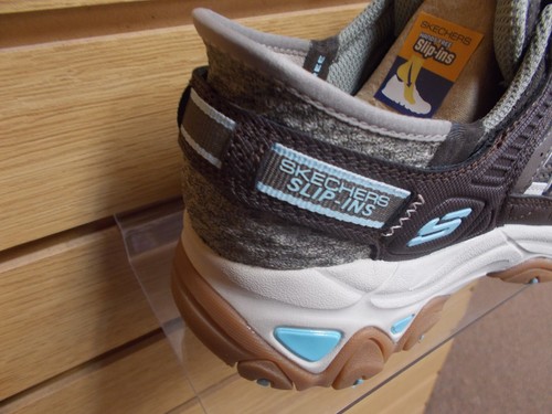 SKECHERS D'LITES TR ALL TERRAIN STEP-IN RUNNER OR WALKER MULTI SIZES DARKE TAUPE - 第 4/6 張圖片