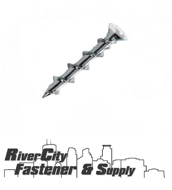 (250) Powers Brand Wall Dog 2328 Phillips Oval Head Anchors Screws