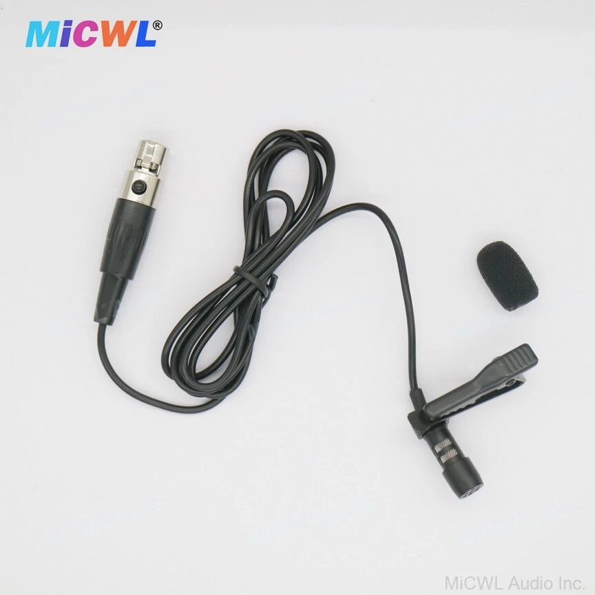 UL2 Clip-On Lavalier Microphone For Shure Wireless BeltPack TA4F mini XLR 4Pin - Image 2 of 4