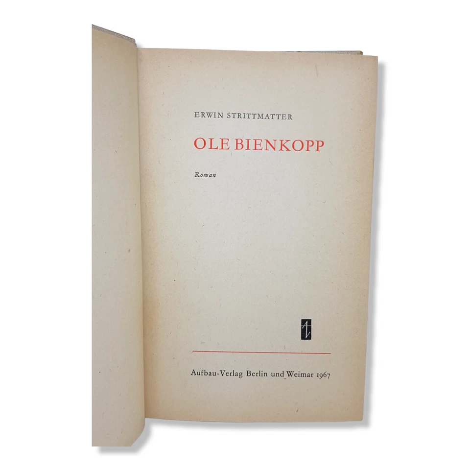Ole Bienkopp Erwin Strittmatter Roman 1967 Aufbau Verlag Auflage 9 Buch DDR - Bild 4 von 4