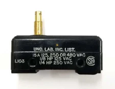 Micro Switch WZ-RS SPST-N/C ON-(OFF) Pin Plunger Switch 15A @ 125/250/480V AC