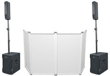 DJ Package w/(2) TITAN COLUMN 12 Powered Arra...