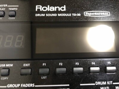 Roland TD-30 Drum Sound Module Brain V-Drums V-Pro series Working