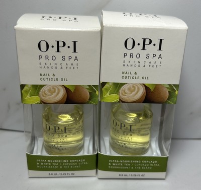 2 OPI Pro Spa Nail & Cuticle Oil 0.29oz