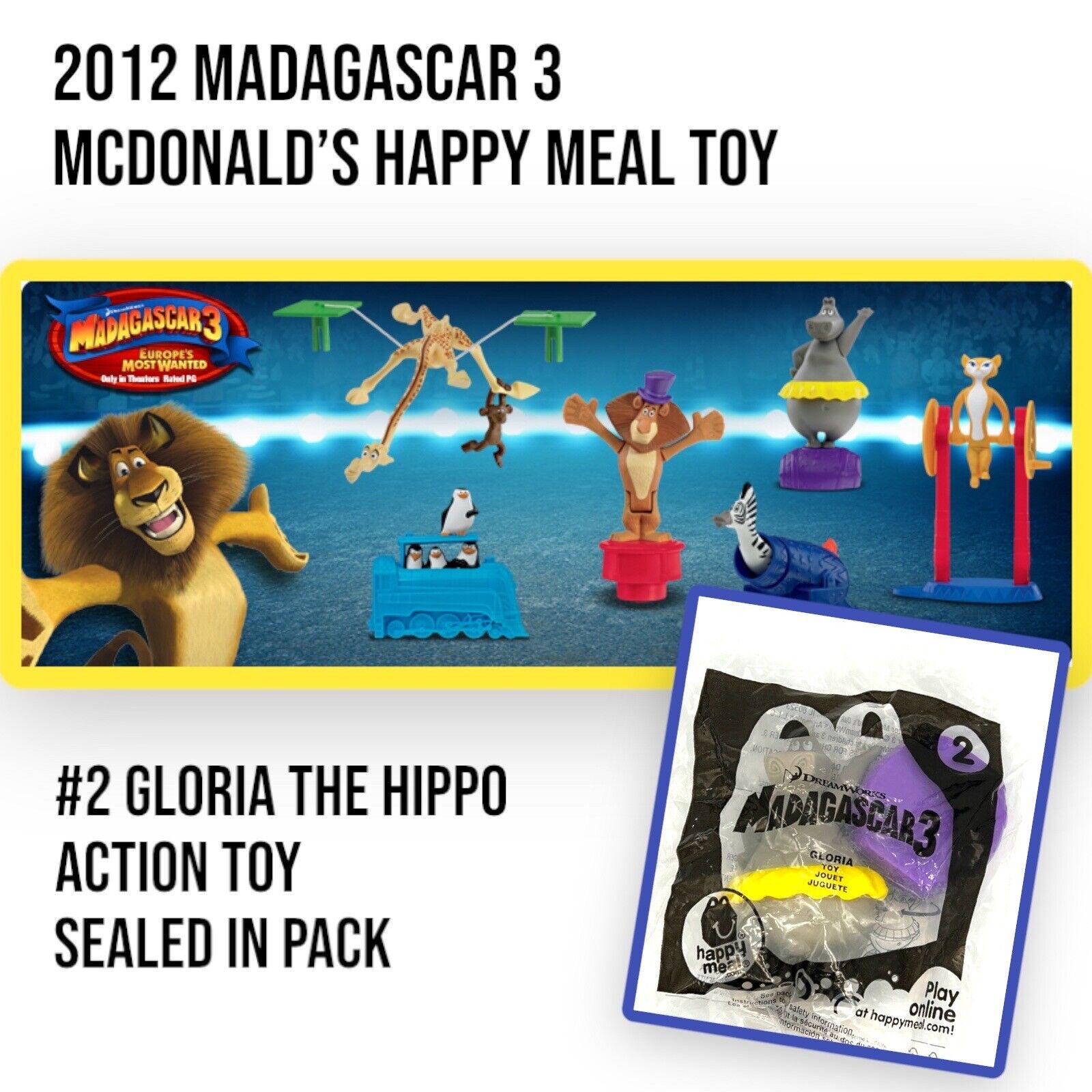 BANGKOK, THAILAND - June 18, 2014 : Moto Moto The Hippo Character Form  Madagascar Animation. There Are Toy Sold As Part Of McDonald's Happy Meal.  Stock Photo, Picture and Royalty Free Image. Image 29590236.