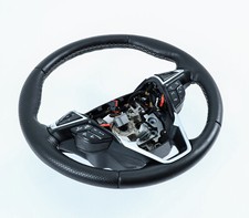 Lenkrad beziehen mit Leder für Ford Galaxy 2015-2023 silberner Faden NEU LEDER Lenkrad beziehen mit Leder für Ford Galaxy 2015-2023 silberner Faden NEU LEDER