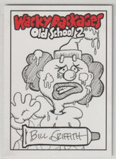 2011 Topps Wacky Packages BILL GRIFFITH Sketch Card KABOO CEREAL Old School OS 2