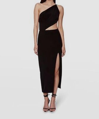 black corset bardot draped midi dress Coast Draped Bardot Corset Satin Black Maxi Dress