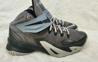 Nike Zoom LeBron James Basketball Sneakers Men’s Size 8 Black Gray Nike LeBron Witness 9  main image 4