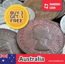 Australia Coin | 1 Random Collectible Old Australian Coin for Coin Collecting