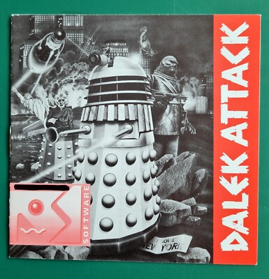 Dr. DOCTOR WHO Dalek Attack IBM PC Spiel nur Anleitung -1992