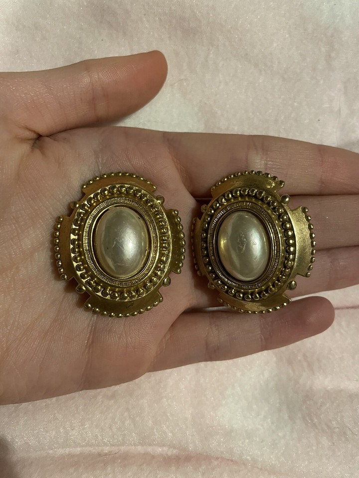 Mixed Job Lot Vintage Retro Costume Jewellery Inc Brooches, Earrings