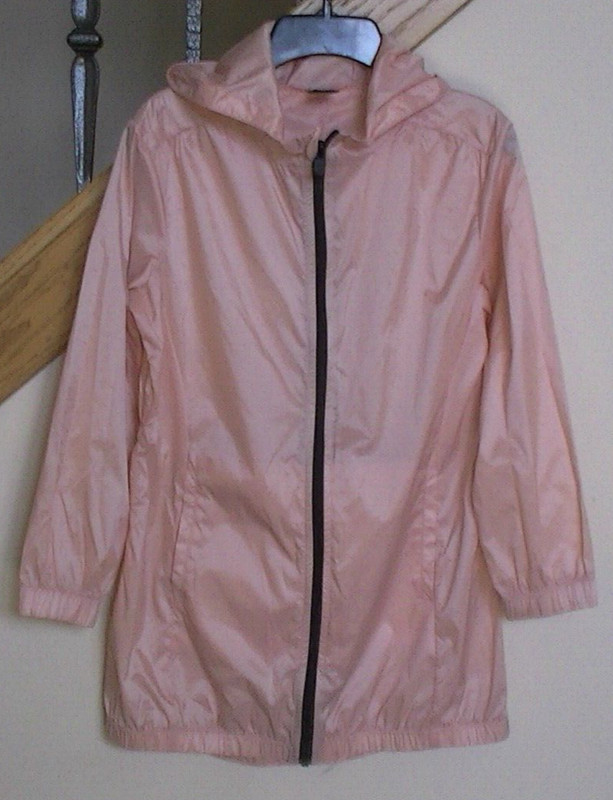 Z By Zella Hooded Windbreaker Jacket Size 8 Girls'
