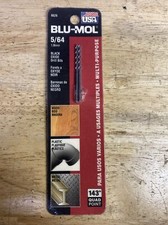 Aggressor Blu-Mol 7/64  3/32 Black Oxide Edge Split Drill Bit USA