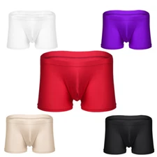 Men Low Rise Lingerie Boxer Briefs reathable Shorts Bathing Underwear Underpants