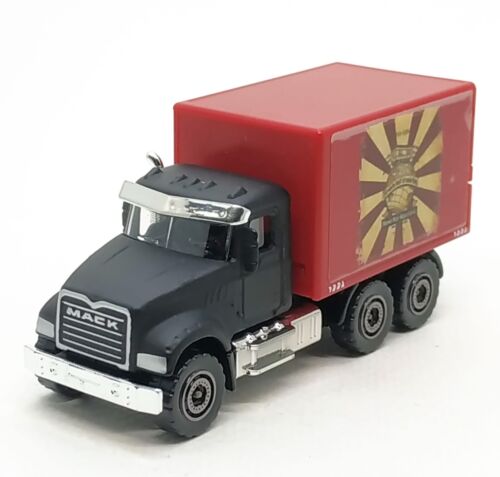 Majorette Mack Granite Europa Park Truck Black / Red 1/87 (3") no Package - Picture 3 of 6