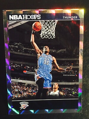 2014-15 NBA Hoops Kevin Durant Green Foil Parallel card