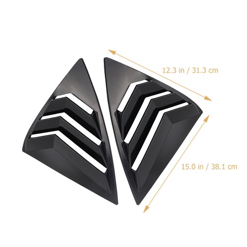 Car Side Vent Decoration Window Louvers for Trim Rear Shutter Cover - Picture 7 of 12