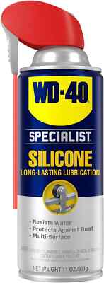 WD-40 Specialist Silicone Lubricant with SMART STRAW SPRAYS 2 WAYS, 11 OZ