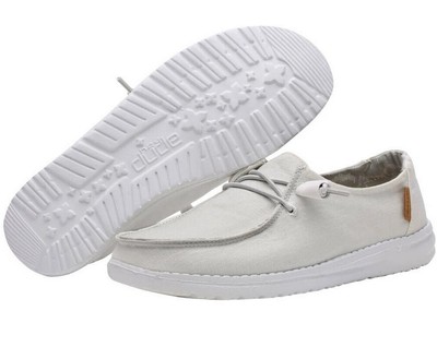 womens white hey dudes size 9