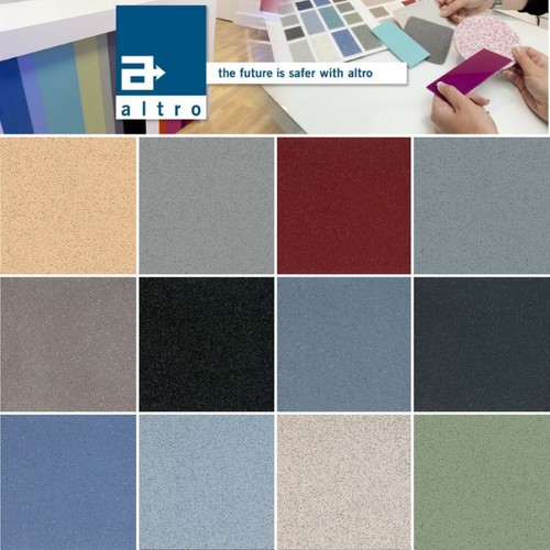 *SAMPLE** ALTRO Safety Flooring R10 AntiSlip Sparkle Vinyl Bathroom