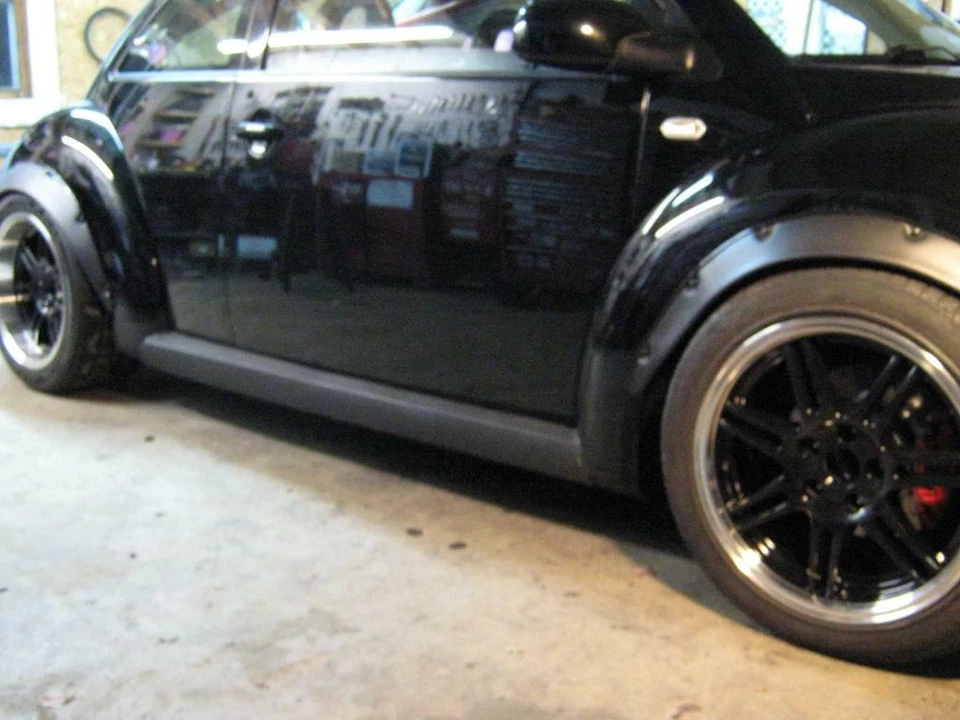 VW New Beetle Fender Flares JDM Wide Body Kit extensões de arco 70mm 4 peças. - Imagem 4 de 4