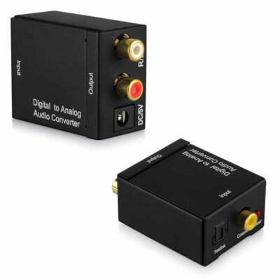 Optischer SPDIF Koaxial Digital zu Cinch L/R Analog für Samsung TV und Kopfhörer