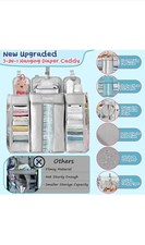 3-in-1 Hanging Diaper Organizer Storage for Baby, Hanging Diaper Organizer For