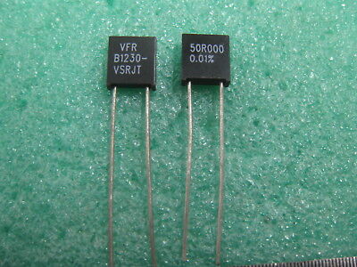 1x 50r000 Vishay Vsrj Series Bulk Metal Foil Precision Resistors 0 01 Ebay