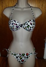 Victoria's Secret Animal Print Bikini Set XS - New