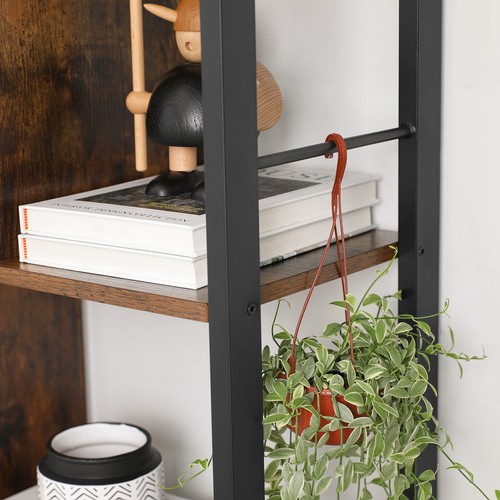 Bücherregal Bücherschrank Raumteiler 4 Fächer Standregal Holz VASAGLE LBC022B01 - Bild 7 von 10