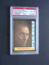 1977 Star Wars, Wonder Bread, Grand Moff Tarkin, Card #6, PSA-8