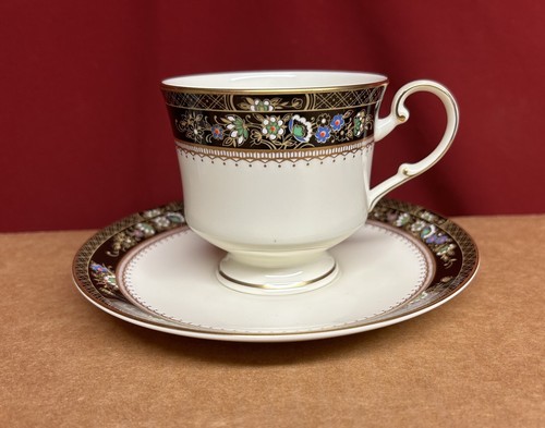 Mikasa Twilight 3" Cup & Saucer-Bone China A9105 - Picture 6 of 6