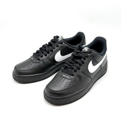 NEW* MEN Nike Air Force 1 Low BLACK / BLACK / WHITE (FZ0627-010