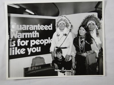Mayflower Gaskocher Start Indianer Plymouth UK 1970 Vintage Cliffe Foto 2