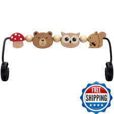 Joyxzacp Baby Bouncer Toy Bar  Compatible with Baby Bjorn Bouncer, Wooden Bounce