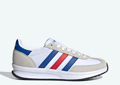 adidas Run 70s 2.0 White Blue Gray Low Top Lace Up Cushioned Sneaker
