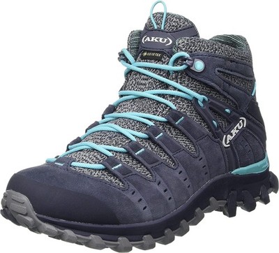 Aku Alterra Lite Mid GTX Damen Wanderschuhe 714-274 (Anthrazit/Blau) 38-42 Paar