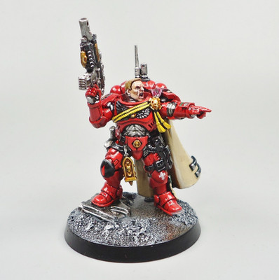 Blood Angels Phobos Captain bemalt - Warhammer 40k - Space Marines - GW