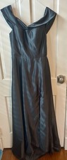 Morilee Madeline Gardner 21663 Black Sz 6 Gown Floor Length Bridesmaid