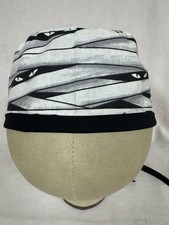Men/Women Surgical Scrub Skull/Chemo Hat/ Cap Lined Mummy Halloween Cotton