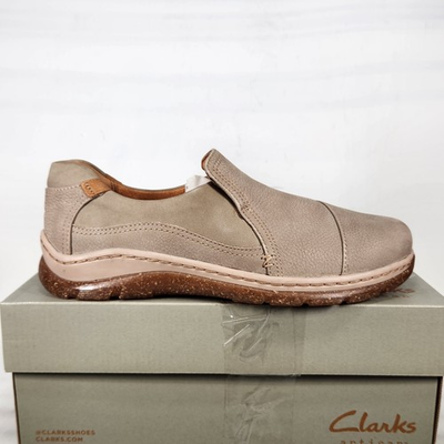 #ad Size 8.5 Clarks Artisan Orlene Slip Stone Nubuck Womens $84.15