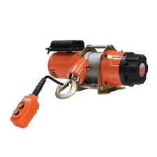 660 lbs Electric Compact Industrial Winch Wire Rope 110/120V Single Phase