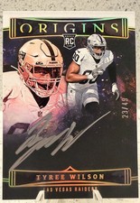 2023 Panini Origins - Tyree Wilson Auto /49 - Silver Ink Raiders Rookie