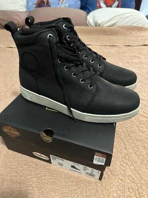 Harley-Davidson Bateman Mid Men s Size 12 Black Leather Boots D93802 New In Box