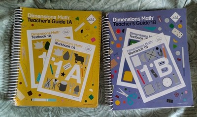 Dimensions Math Home Instructor's Guide 1A Singapore Math Inc. Paperback