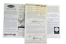 Vintage Weaver Rifle Scope Mounts Instructions Sheets Brochure Vintage Weaver Rifle Scope Mounts Instructions Sheets Brochure