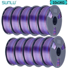 10KG/20KG SUNLU ASA PETG PLA PLA+2.0 PLA-Matte PLA-Meta SILK ABS EABS Filament