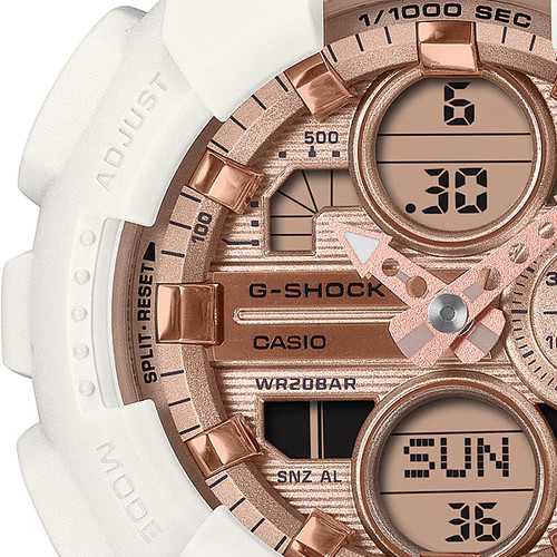 Casio G-SHOCK Pink Gold Dial GMA-S140PG-7AJF - Picture 3 of 11